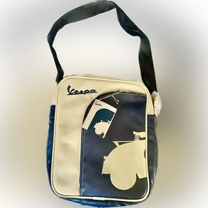 Vintage NEW with tags VESPA leather crossbody bag